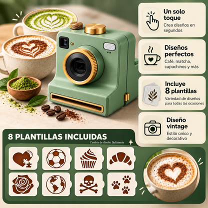 Cámara de matcha art · diseños en 1 clic